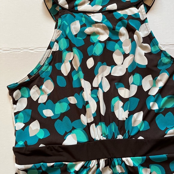 Floral Halter Neck Dress, Sz L - Picture 9 of 10